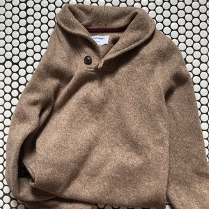 Boys sweater knit on the outside, soft on the inside size 10/12